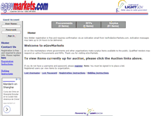 Tablet Screenshot of egovmarkets.com